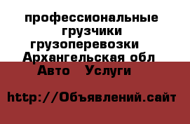 профессиональные грузчики,грузоперевозки  - Архангельская обл. Авто » Услуги   